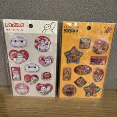 ベイマックス　ライオンキング　ウォーターシール2枚セット