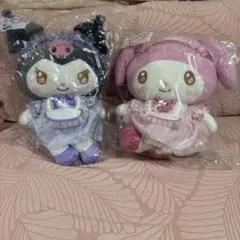 マイメロディ・クロミ一番くじ 1番、2番ビッグぬいぐるみ