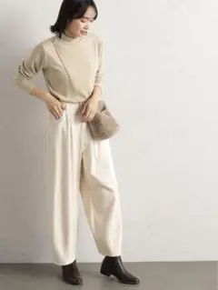 【新品☆タグ付き】デニムカーブパンツ　ホワイト　Sサイズ　綿100%