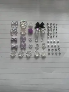 ネイルパーツ　パープル