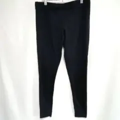 【美脚】黒 レギンスパンツ ストレッチ◎ ウエスト78 L相当 シンプル無地