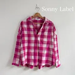 Sonny Label アーバンリサーチ チェック スキッパー ネルシャツのサムネイル