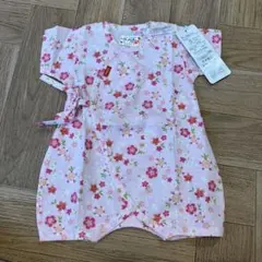新品　ロンパース甚平 50-60cm