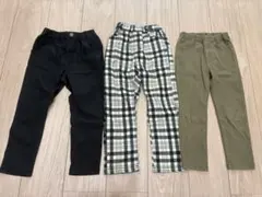 ロングパンツ 3点 110 ③無印良品　DILASH シューラルー　トレーナーに