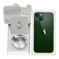 iPhone13 128GB グリーン 箱 ケーブル ピン　ステッカー