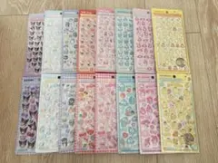 【正規品】ボンボンドロップシール サンリオ 大8種 ミニ8種 16枚 コンプ