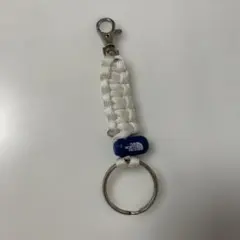 THE NORTH FACE パラコード キーホルダー ホワイト