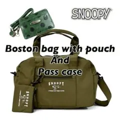 SNOOPY ボストンバック&パスケース