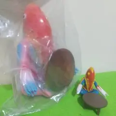 ブルマァクの怪獣シリーズ メトロン星人 ソフビ（ちゃぶ台付き）