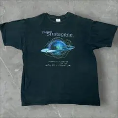 90s 00s 企業tシャツ バイオテクノロジー企業 フェード コスモ系 宇宙t