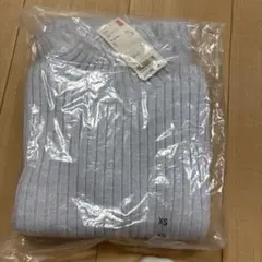 ユニクロ　リブモックネックセーター