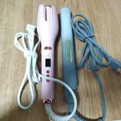 自動カールヘアアイロン　ストレートヘアアイロン