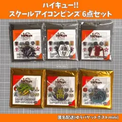 ハイキュー 10周年記念展 トレーディングピンズ スクールアイコンA B