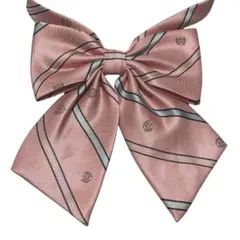 リボン　ピンク　サイズ調整　制服　学生服　コスプレ　卒業式　中学　高校