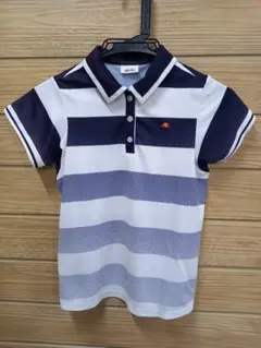 ellesse エレッセ　ストライプポロシャツ スポーツ　Sサイズ　E