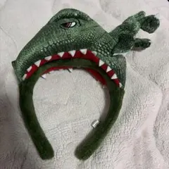 美品】USJ恐竜カチューシャ ジュラシックパーク 緑色