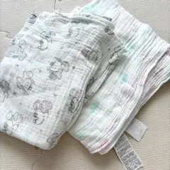 エイデンアンドアネイ　ディズニー ミニー おくるみ ガーゼケット