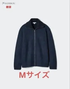 UNIQLO jw anderson スフレヤーンリブフルジップセーター