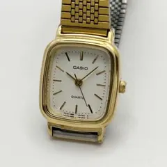 【稼働】CASIO クォーツ LQ-339 シルバー系 レディース腕時計