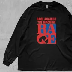 レイジ・アゲインスト・ザ・マシーン RAGE イラストプリント 長袖 Tシャツ