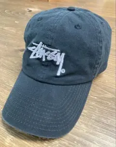 (ジェリー・イェン様専用)STUSSY ロゴ刺繍ブラックキャップ