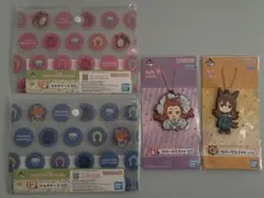 ★一番くじ　ウマ娘　プリティーダービー　マルチケース×2、ラバーマスコット×2★