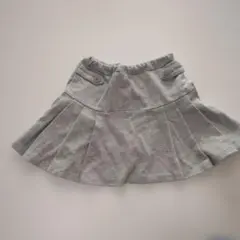 petit main グレー プリーツスカート 120