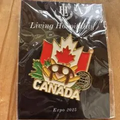 【非売品】大阪・関西万博2025 カナダ館 ピンバッジ&キーホルダー セット 大阪万博 2025 カナダ カナダ館 ピンバッジ 未開封 限定 関西