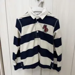 ラガーシャツ　ロンT ボーダー　長袖Tシャツ　襟付き　アーノルドパーマー　美品