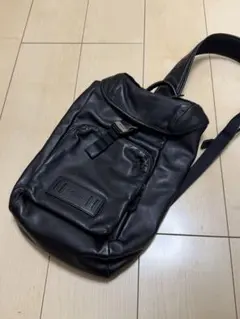 COACH レザーショルダーバッグ ブラック