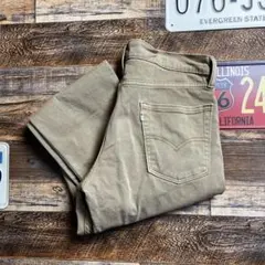 メ*ネ様 Levi’s 514-0768 ベージュ カラーデニム W31 スリム