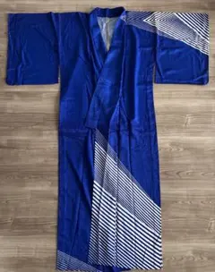 着物⭐︎青　ストライプ