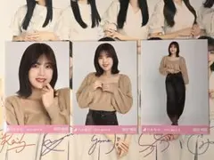 柴田柚菜　生写真　シャギーアンサンブル　コンプ