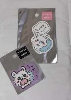 ちいかわ　モモンガ　ステッカー2枚組