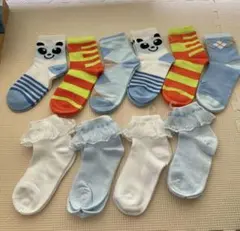 最終値下げ☆未使用子供靴下☆ まとめ売り１０足セット15~20cm 入園子供用