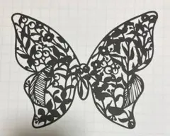 蝶の切り絵 1点のみ