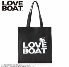 新品 ラブボート ハローキティ コラボトートバッグ リボンヒョウ柄 大容量