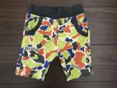 ●ブランシェス●美品●ベビー カラフル迷彩 ショートパンツ 80