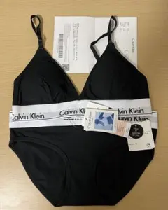 カルバンクラインCalvin Klein 新品 M ブラック下着 上下セット