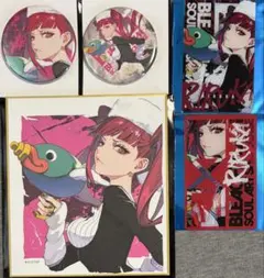 リルカ BLEACH LAM コラボ ランダム コンプ 缶バッジ カード 色紙 