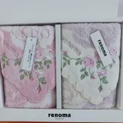 【新品】renoma レノマ タオル タオル ハンカチ タオルセット 花柄のサムネイル