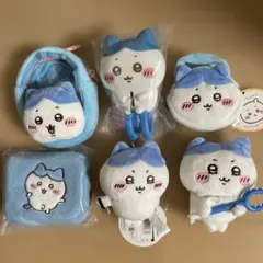 ちいかわ　ハチワレ　マスコット　ポーチ　6点セットのサムネイル