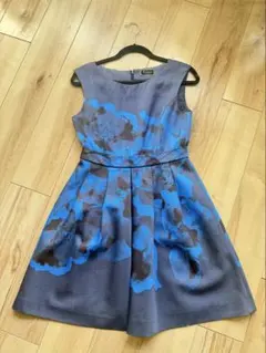 GRACE CONTINENTAL 日本製 花柄 フレアワンピース38パーティー