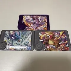 ポケモンメザスタ ミュウツー スイクン エンテイ 3枚セット①