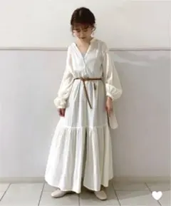 ニコアンド ティアード ワンピース