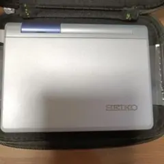 SEIKO 電子辞書 シルバー折りたたみ式　SR-M4000 ケース付き