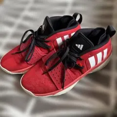 新品】adidas 28cm バスケットボールシューズ トレイ ヤング 赤 - メルカリ