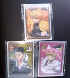 鬼滅の刃 無限城編 箔押しランダムカード 我妻善逸 甘露寺蜜璃 悲鳴嶼行冥