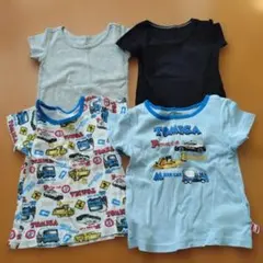 トミカ 半袖シャツ肌着 4枚セット