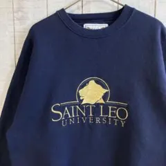 OARSMAN 古着　長袖　スウェット 裏起毛　刺繍　アメカジ